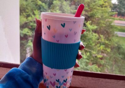 Colorful coffee mug